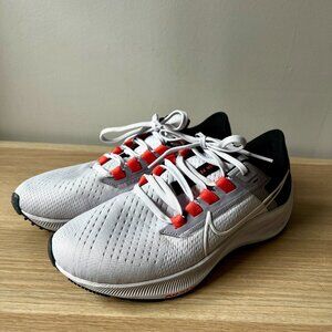 Nike Women's Air Zoom Pegasus 38 Running Shoes, Black/Grey/Pink